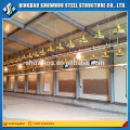 Prefab Steel Structure Chicken Poultry House Comercial Armazém China